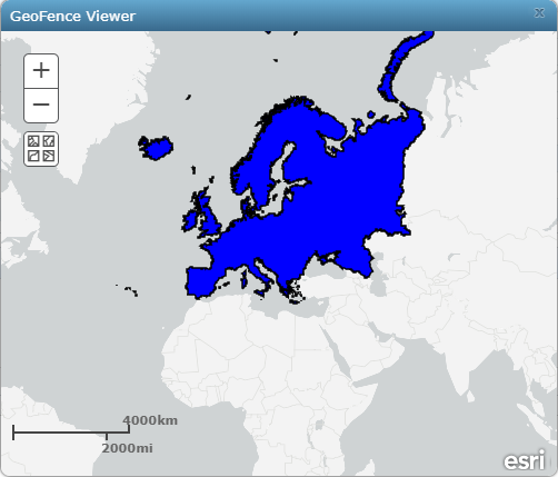 Visualize geofences using the GeoFence Viewer in GeoEvent Manager. Visualize geofences using the GeoFence Viewer in GeoEvent Manager.