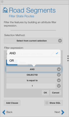 Adding a second attribute selection clause Adding a second attribute selection clause